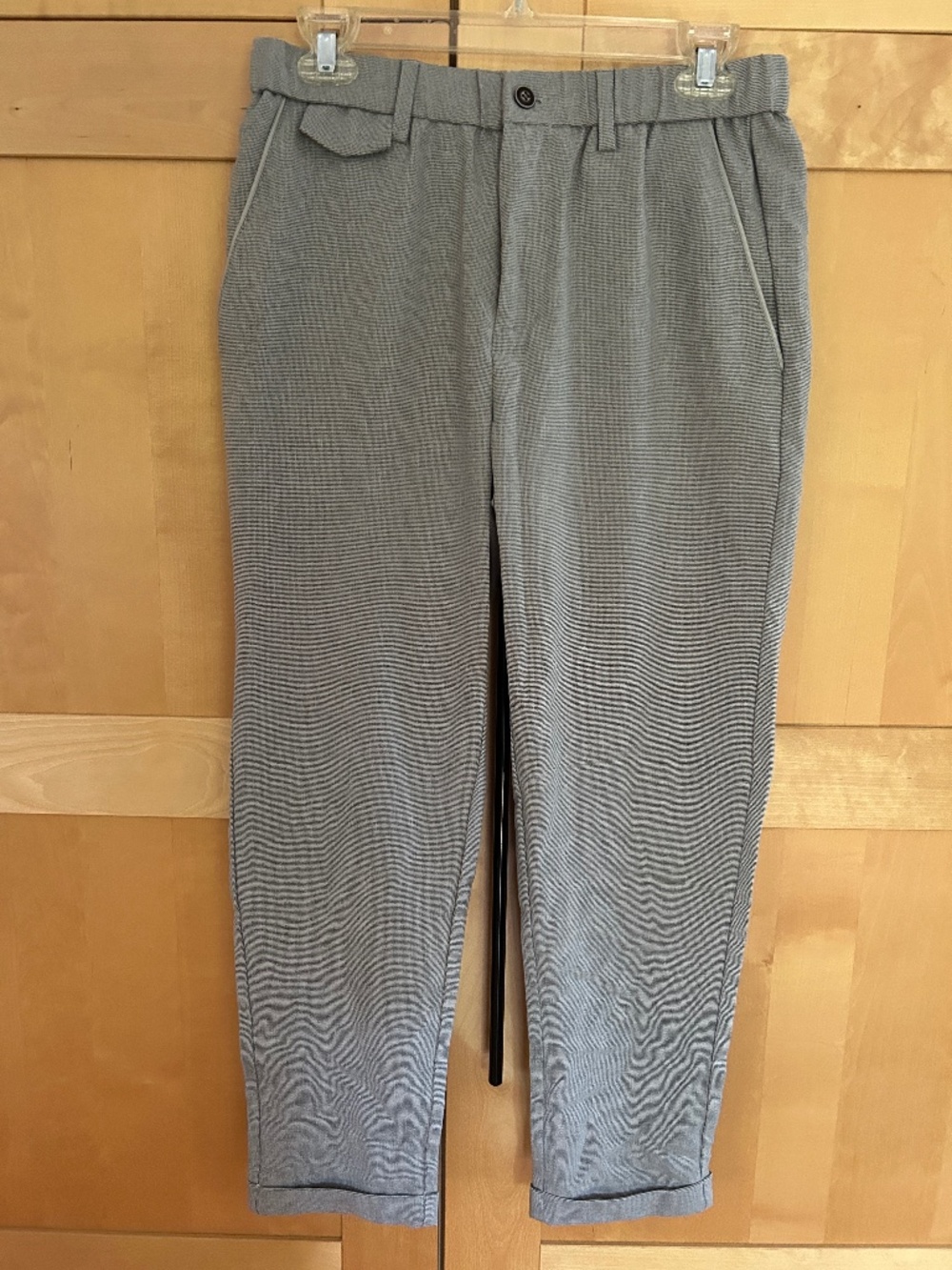 Mens Manfinity Gray Cuffed Pants (Small)